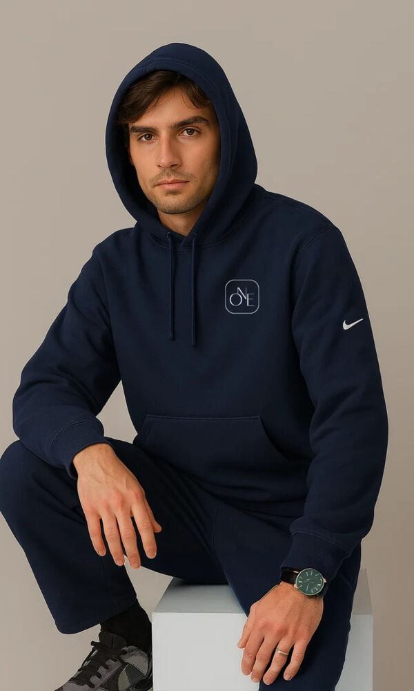  Club Fleece Sleeve Swoosh Pullover Hoodie Thumbnail