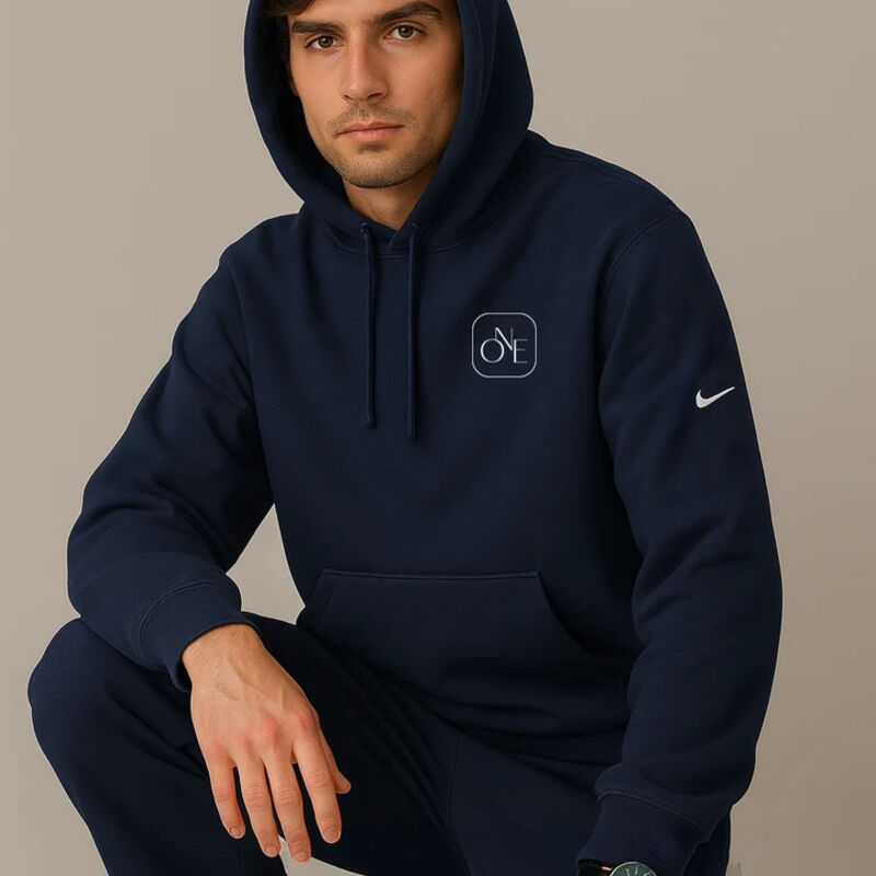  Club Fleece Sleeve Swoosh Pullover Hoodie Thumbnail
