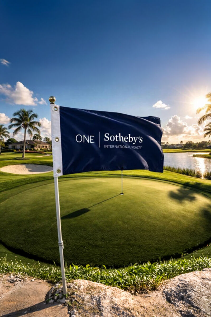  Golf Flag with Canvas Heading Double-Sided Thumbnail