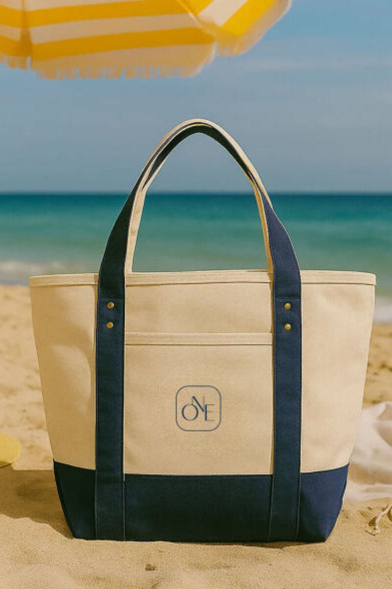  Newport Cotton Zippered Tote Thumbnail