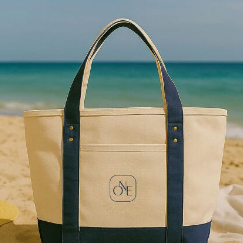  Newport Cotton Zippered Tote Thumbnail
