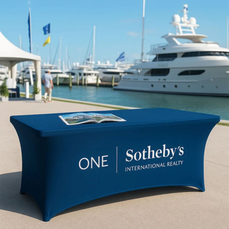  Display Splash 6' RPET Stretch Open Back Table Cover Thumbnail
